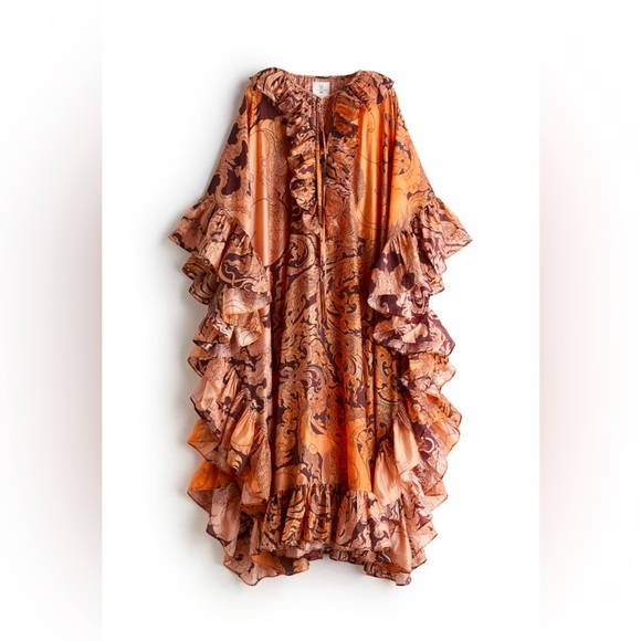 H&M Dresses & Skirts - RUFFLED KAFTAN DRESS